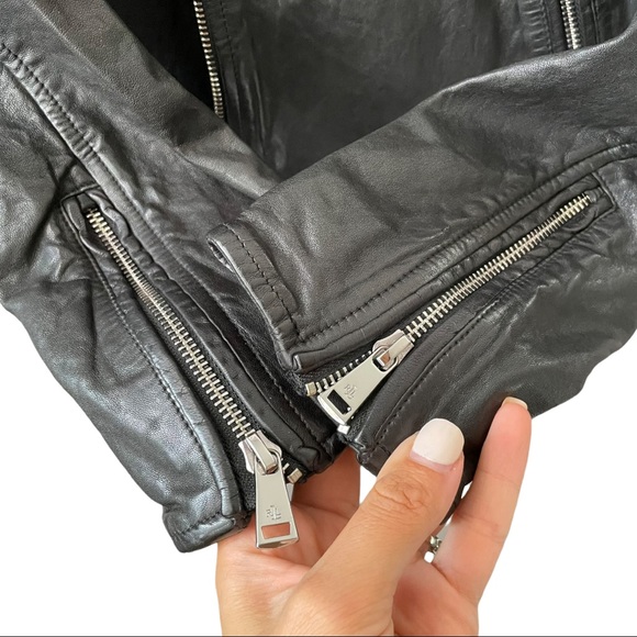 Ralph Lauren Leather Biker Jacket - Picture 4 of 6